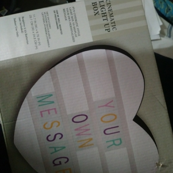 TradedCinematic LightUp โค Sign NIB Letters,#'s,& Symbols - Picture 6 of 6